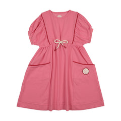 Analogie By Lil Legs Boating Crew Dress SS - Fresh Pink