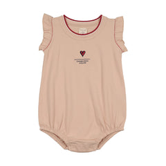 Analogie By Lil Legs Outer Field Girls Romper - Pink
