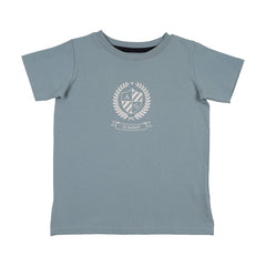 Analogie By Lil Legs Emblem Tee - Sky Blue