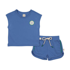 Analogie By Lil Legs Boating Crew Boys Set - Fresh Blue