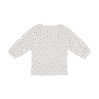 Analogie By Lil Legs Denim Capsule Girls Tee 3/4 - White