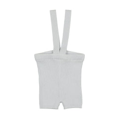 Analogie By Lil Legs Knit Short Suspender Leggings - Clear Blue