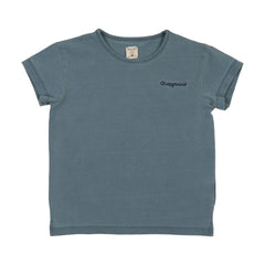 Analogie By Lil Legs Dainty Denim Tee SS - Blue