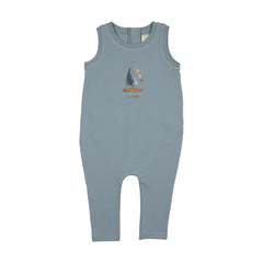 Analogie By Lil Legs Common Folk Toddler Romper - Blue