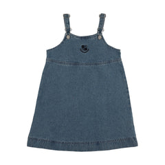 Analogie By Lil Legs Denim City Jumper - Mid Blue Wash