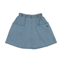 Analogie By Lil Legs Denim Capsule Skirt - Blue Tencel