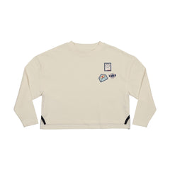 Analogie By Lil Legs Cropped Tee - Cream