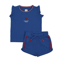 Analogie By Lil Legs Outer Field Girls Set - Electric Blue