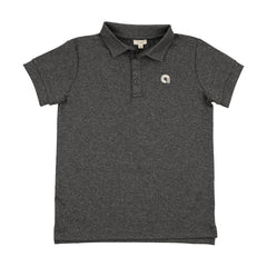 Analogie By Lil Legs Sports Polo SS - Grey Marl