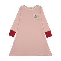 Analogie By Lil Legs Color Block Nightgown - Pink