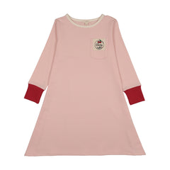Analogie By Lil Legs Color Block Nightgown - Pink