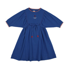 Analogie By Lil Legs Outer Field Girls Dress 3/4 - Electric Blue