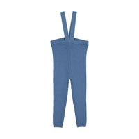 Analogie By Lil Legs Knit Suspender Leggings - Fresh Blue