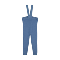 Analogie By Lil Legs Knit Suspender Leggings - Fresh Blue