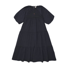 Analogie By Lil Legs Puff Sleeve Maxi 3/4 - Navy