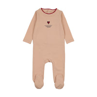 Analogie By Lil Legs Outer Field Girls Footie - Pink