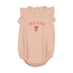 Analogie By Lil Legs Tulip Romper - Cloud Pink