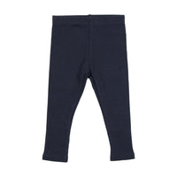 Lil Legs Ribbed Leggings Navy