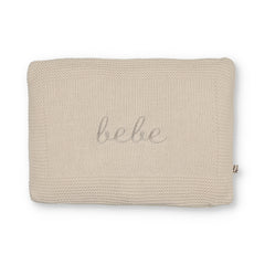 Little Fawn Bebe Embroidered Knit Pillow