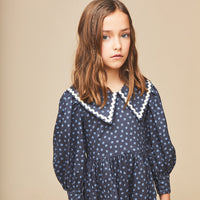 Mipounet Blue Lucie Printed Dress