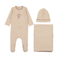 Mema Knits Petal Doll Three Piece Set