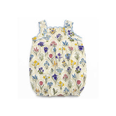 belati velvet corduroy dress with embroidered floral crest navy B.T. Kids Navy Blue Corduroy Embroidered Floral Dress 4T Sleeveless Tiered EUC