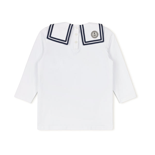 Madeleine Girl White Tee-Ls