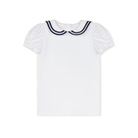Madeleine Girl White Tee-Ss
