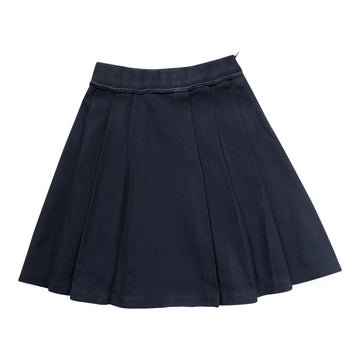 Numu Wool Pleated Skirt - Navy