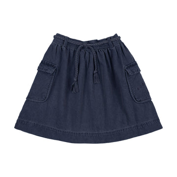 Analogy by Lil Legs Blue Denim Denim Day Skirt