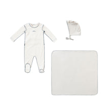 Kipp Baby Navy Edge Stitch Layette Set