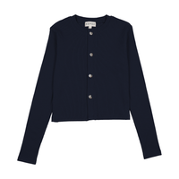 Bopop Floral Shabbos Collection Navy Cardigan