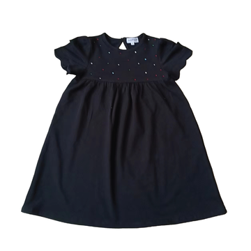 BOPOP Maxi Rhinestone Scallop Short - Short Sleeve