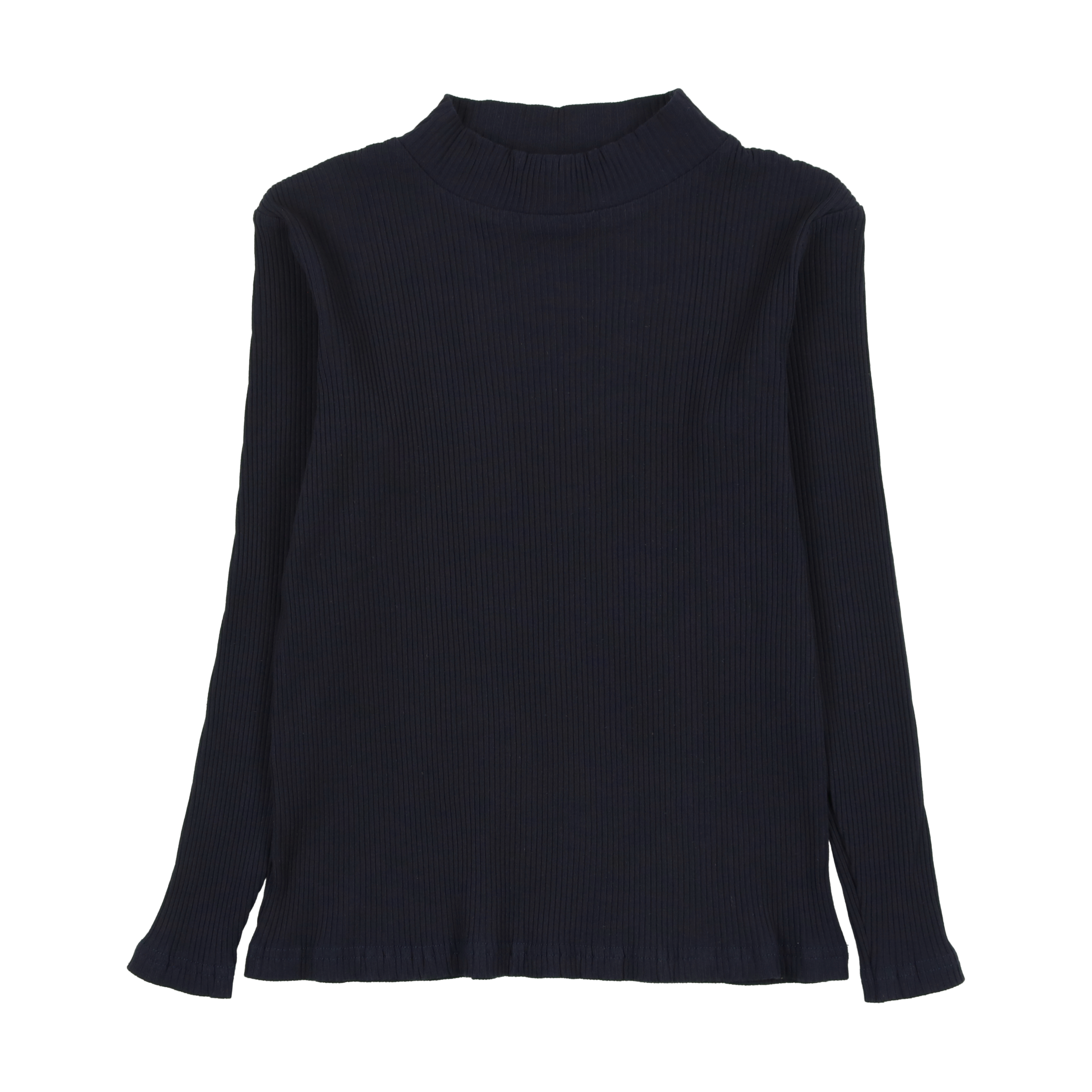 Bopop Navy Mock Neck Buttons Bebe1
