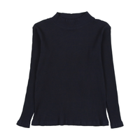 Bopop Navy Mock Neck