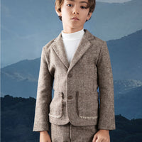 Noma Beige Tweed Jacket (NJ1716)