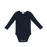 Lil Legs Knit Crewneck Onesie Navy