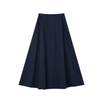 Coco Blanc Paneled Skirt - Navy Jersey CB4069