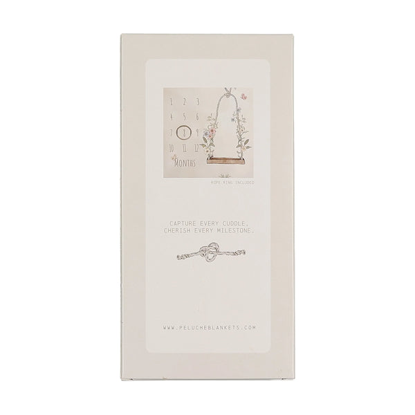 Peluche Milestone Baby Blanket