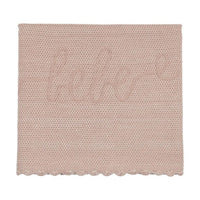 Peluche Rose Malange Scalloped Blanket/Ribbon
