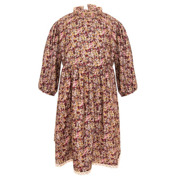 Pernille Elise Flannel Flower Print Dress