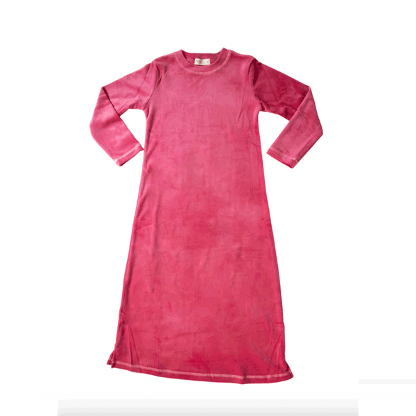 Crew Lounge Pink Velour Nightgown