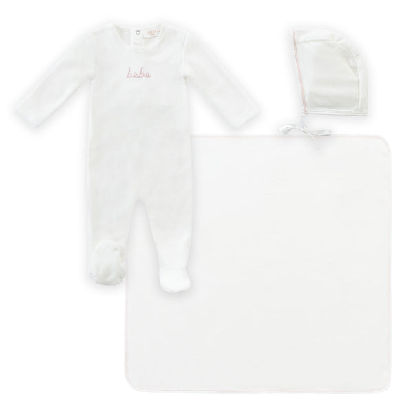 Kipp Baby Pink Bebe Layette Set