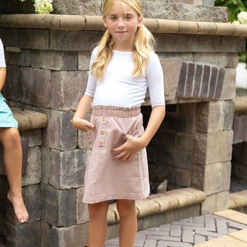 Mode Avant Paris Pink Denim Skirt
