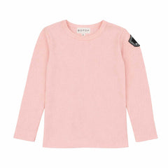 Bopop Pink Emblem Long Sleeve Tee (Pink Emblem)