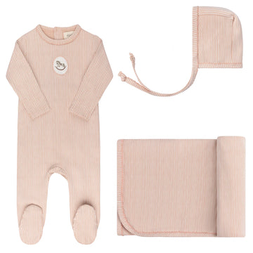 Aurora Pink Take Me Home Set Cotton French Terry Rocking Horse
