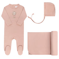 Aurora Pink Take Me Home Set Cotton French Terry Hot Air Balloon Collection