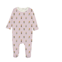 Bopop Pink - Footie Bear Pajamas