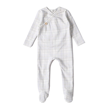 Anecdote Plaid Print Footie (PR2470)
