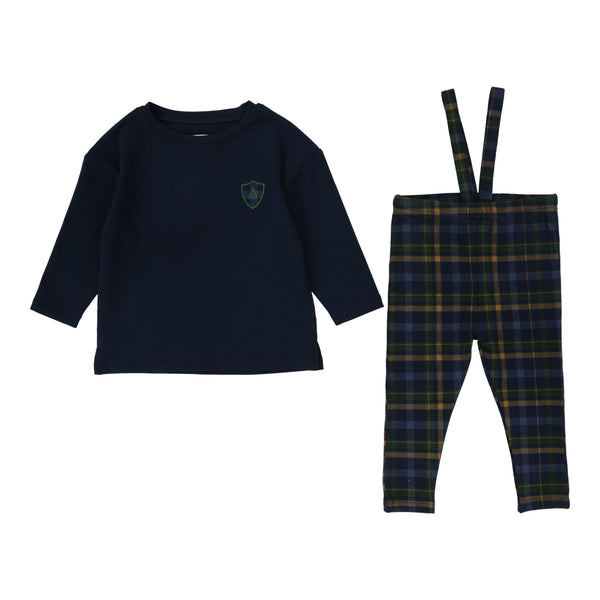 Analogie By Lil Legs Plaid Boys Set Plaid